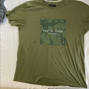 XL green rag and bone shirt